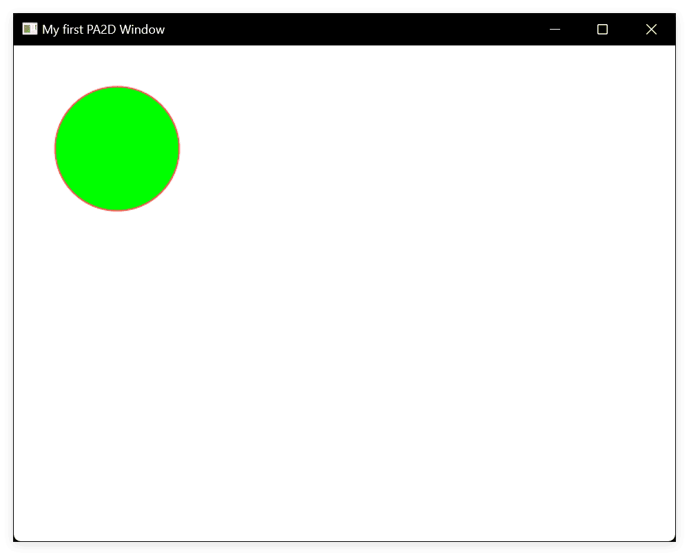 绘制一个圆示例图